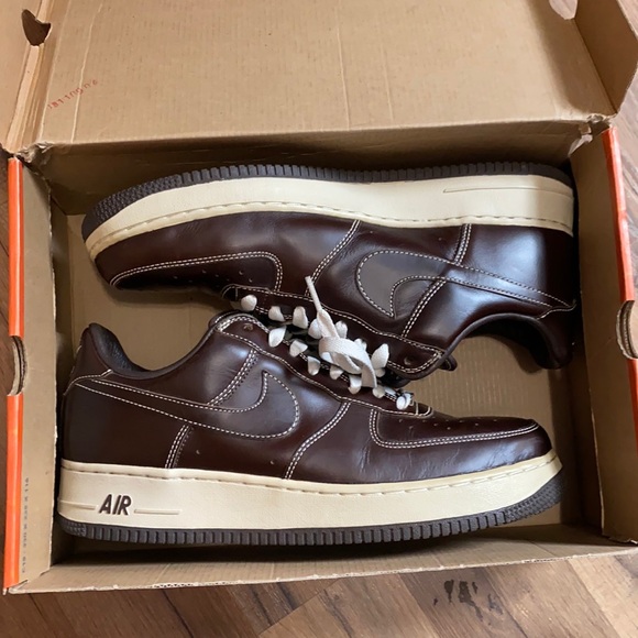 2004 Nike Air Force 1 Baroque Chocolate Brown - Picture 10 of 13